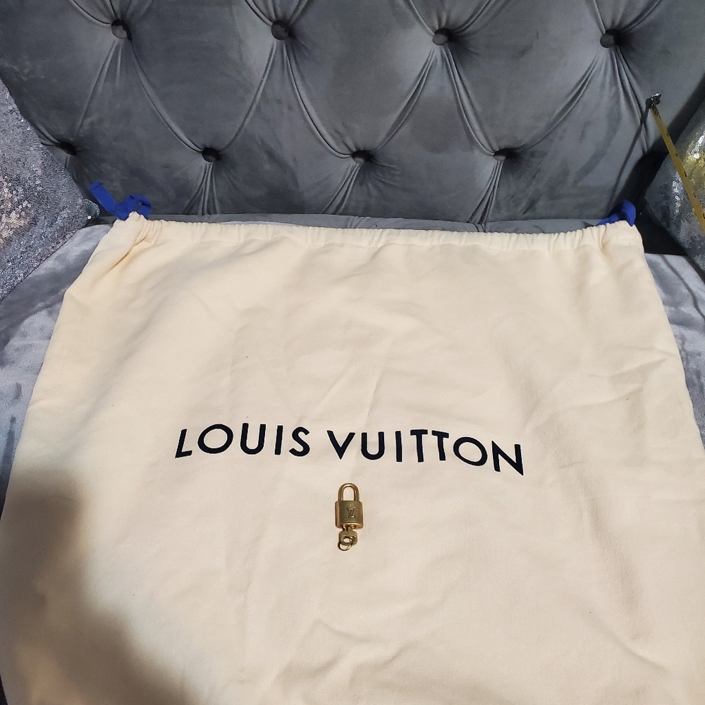 💯 percent Authentic LV Dust Cover with LV Lock with Key